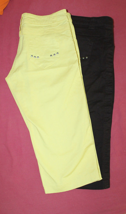 sexy Caprihose / Sommerhose in gelb