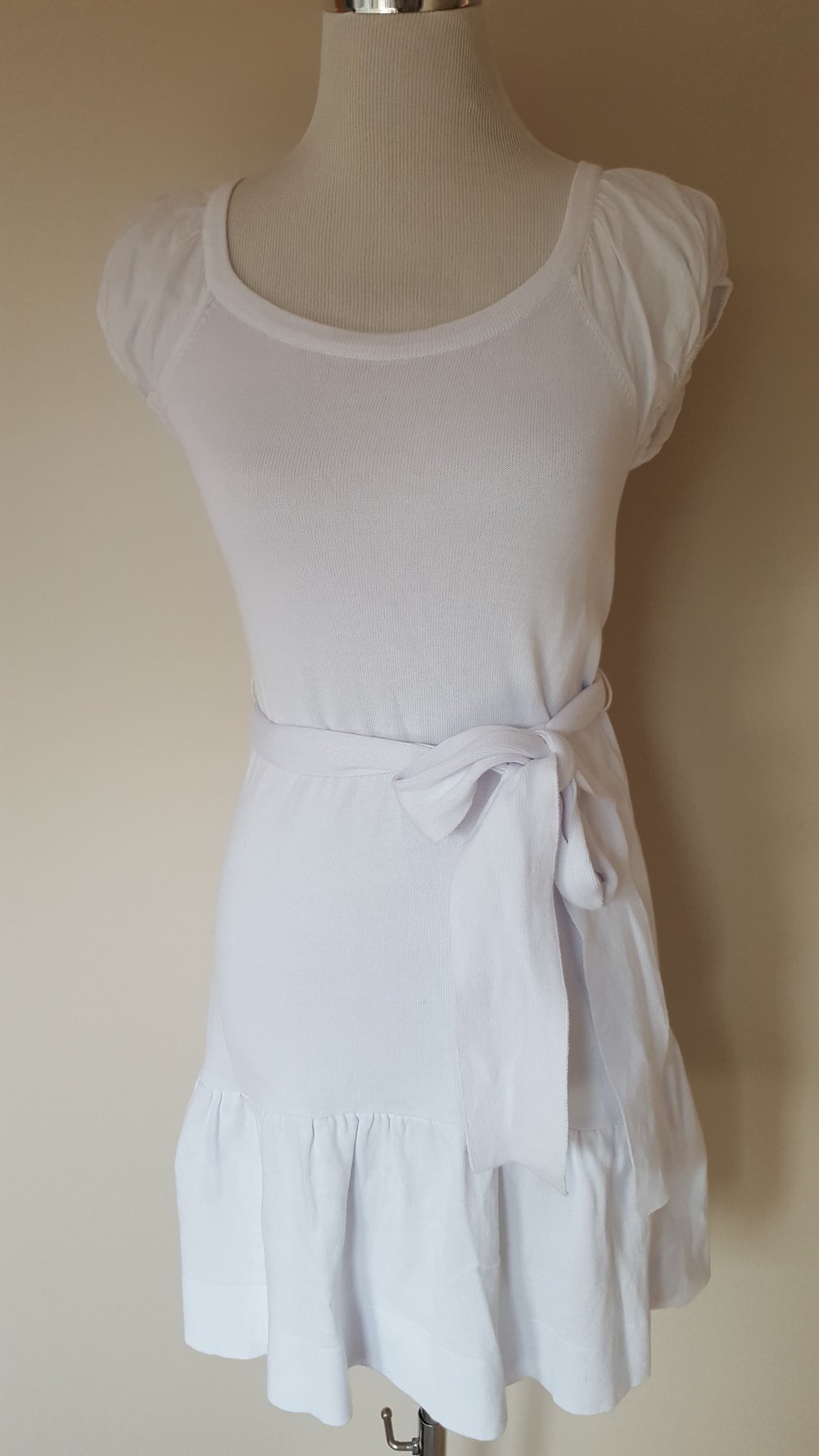 Supersüßes Mango Strickkleid Weiß XS