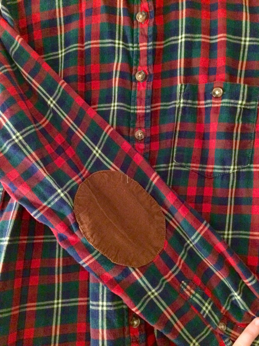 Flanellbluse, kariert 