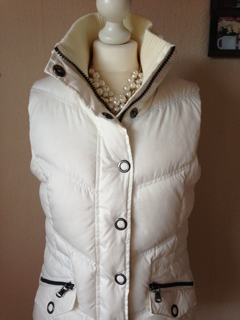 EDC Esprit Daunenweste weiß