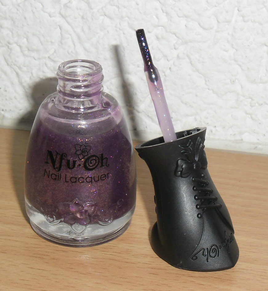 Nfu´Oh Nagellack Holo Lila NFU 084