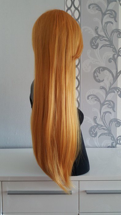 Lange Perücke Blond Cosplay Sailor Moon Sailor Venus Fotoshoot Manga Anime