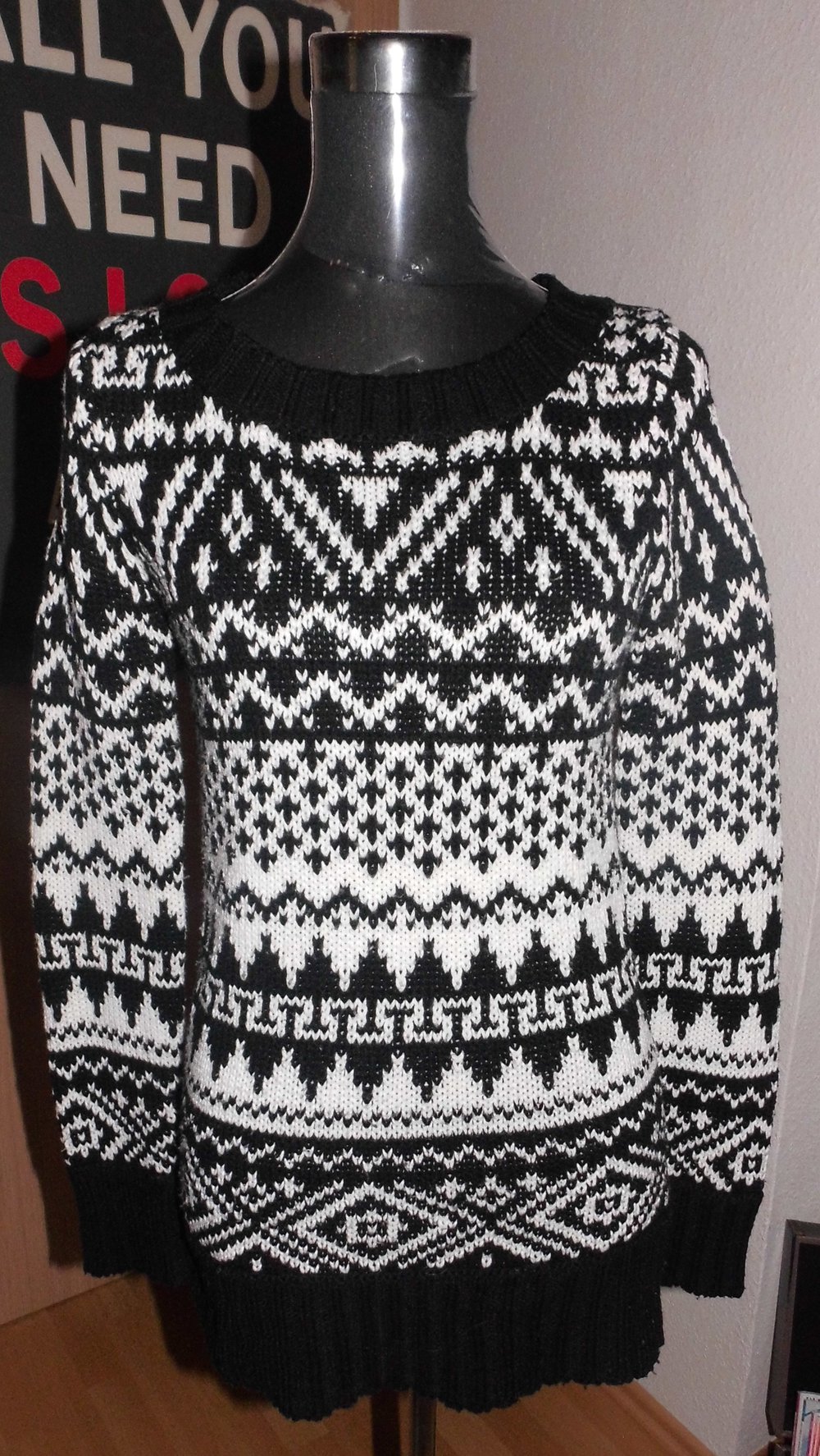 Strickpullover mit Muster