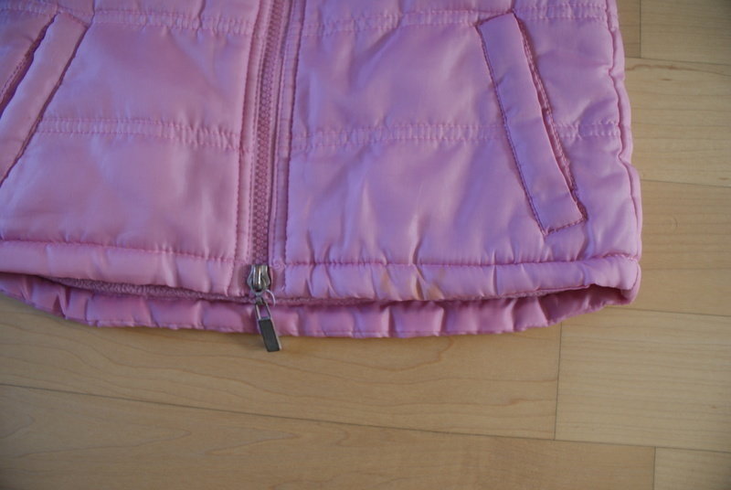 Weste rosa stepp Gr. 92 Spielplatz Kita