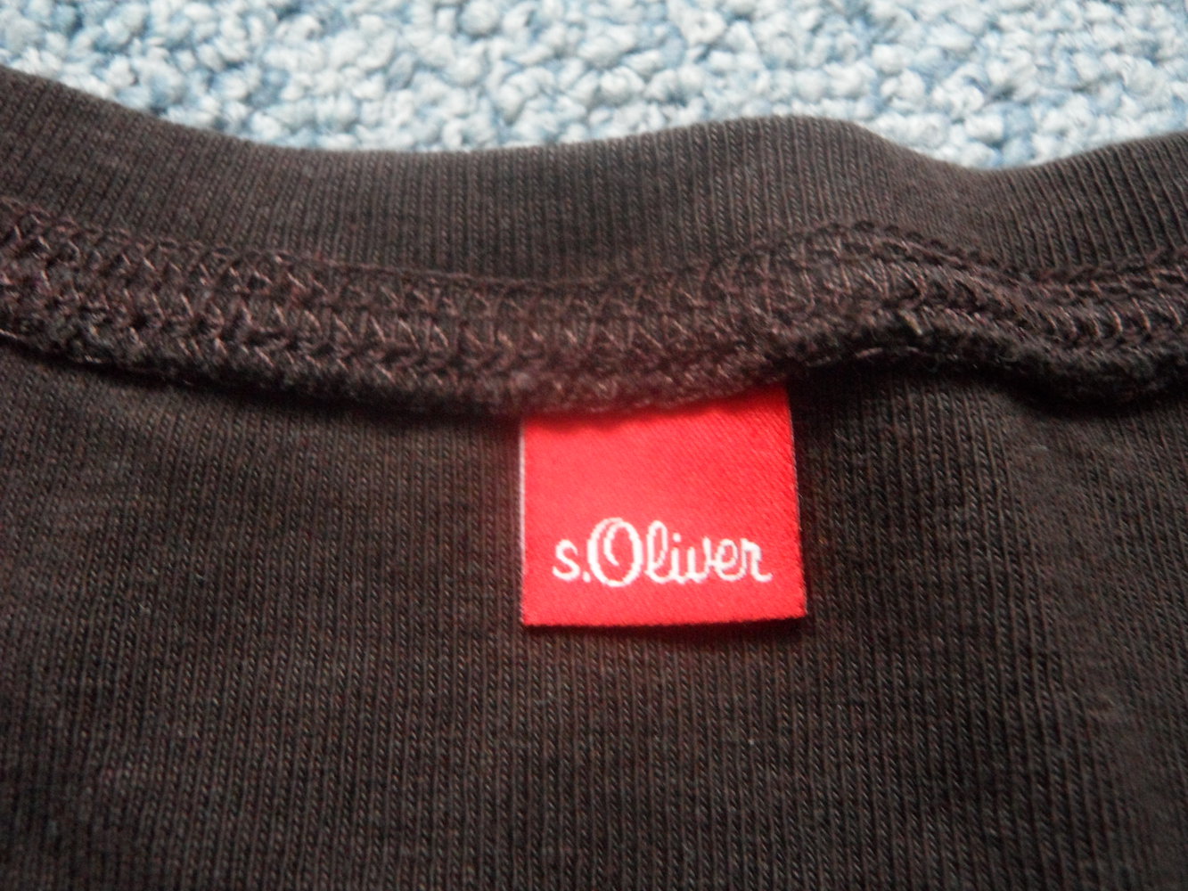 S.Oliver Basic T-Shirt braun