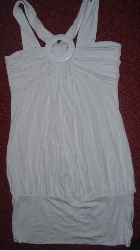 sexy neckholderlongtop minikleid disco 