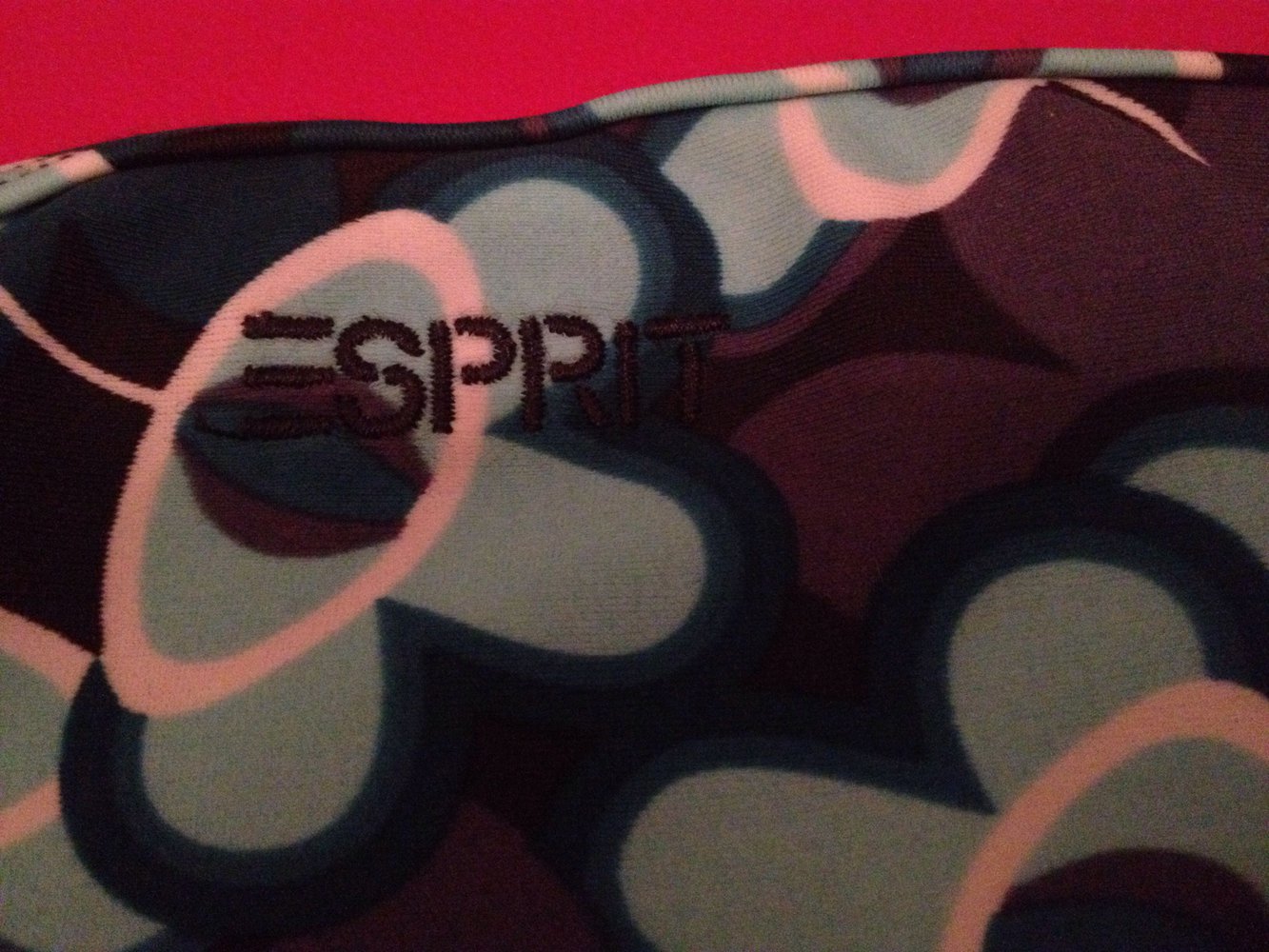 ESPRIT Tropischer Bikini Push-Up Zweiteiler Tropical Exotisch Blumenmuster Blau Türkis 