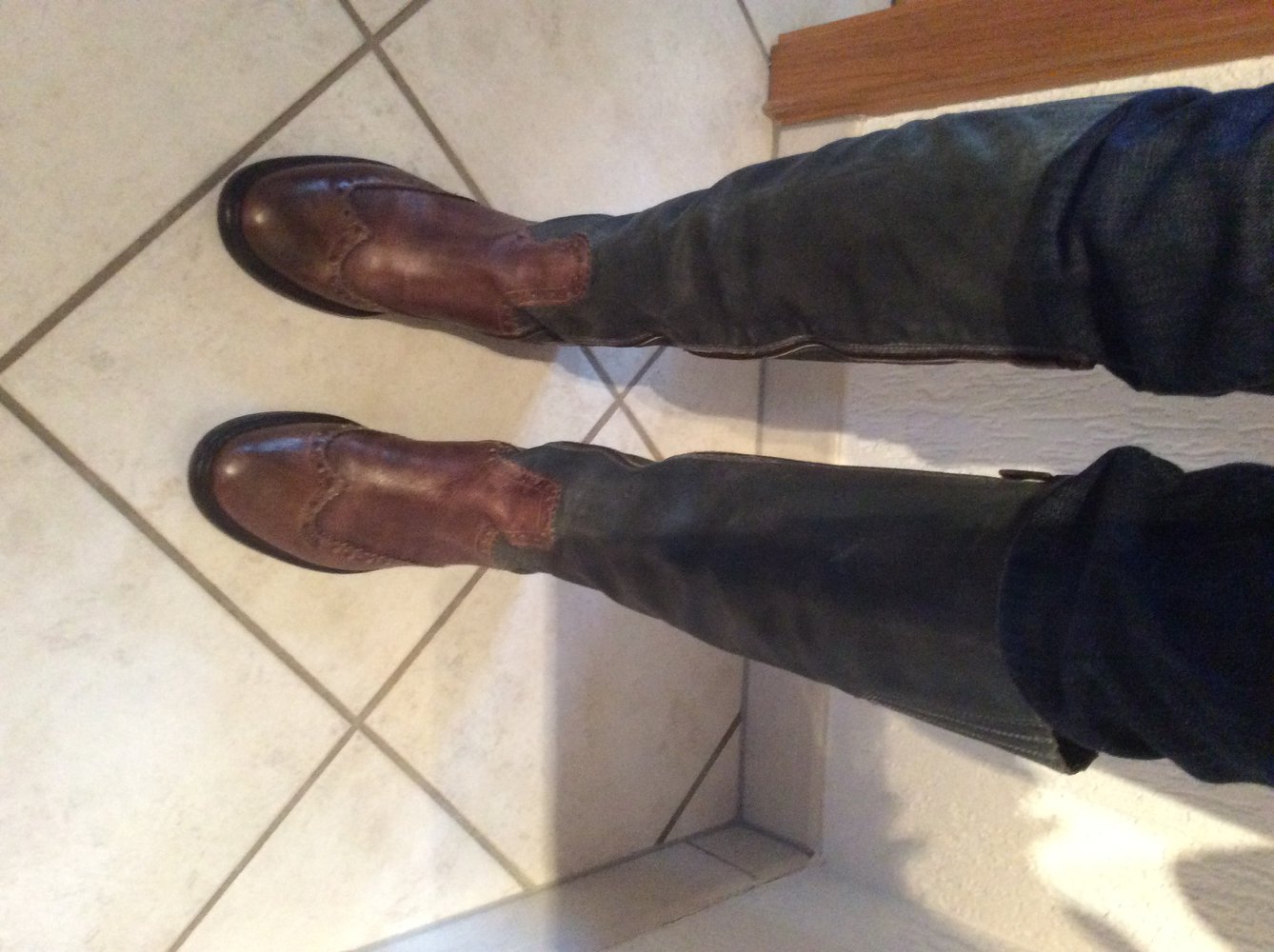 We Are the Original  Lederstiefel Leder Stiefel Größe 38 Bikerboots Boots 