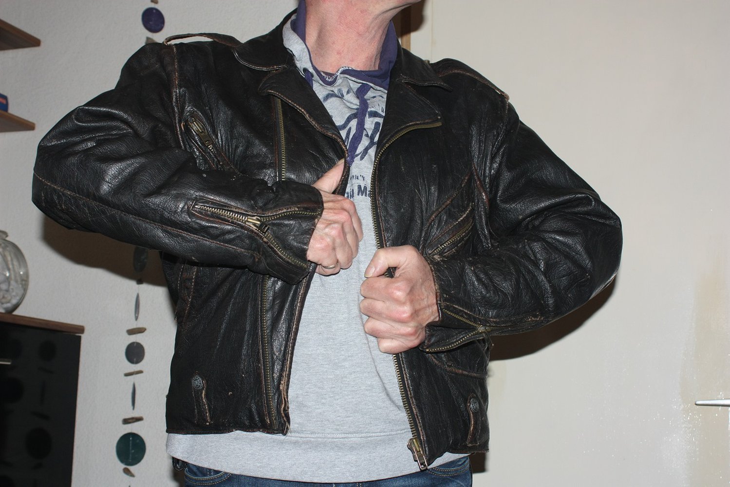 Lederjacke Itinerance, Gr. M, Rat Style