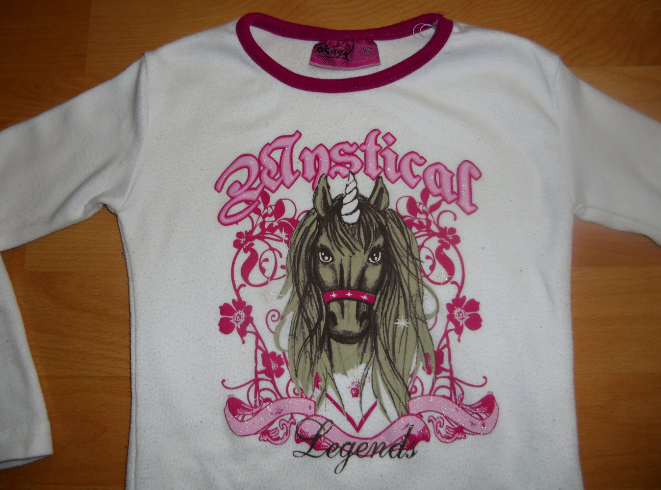 Okay- süßes Langarmshirt Gr.98