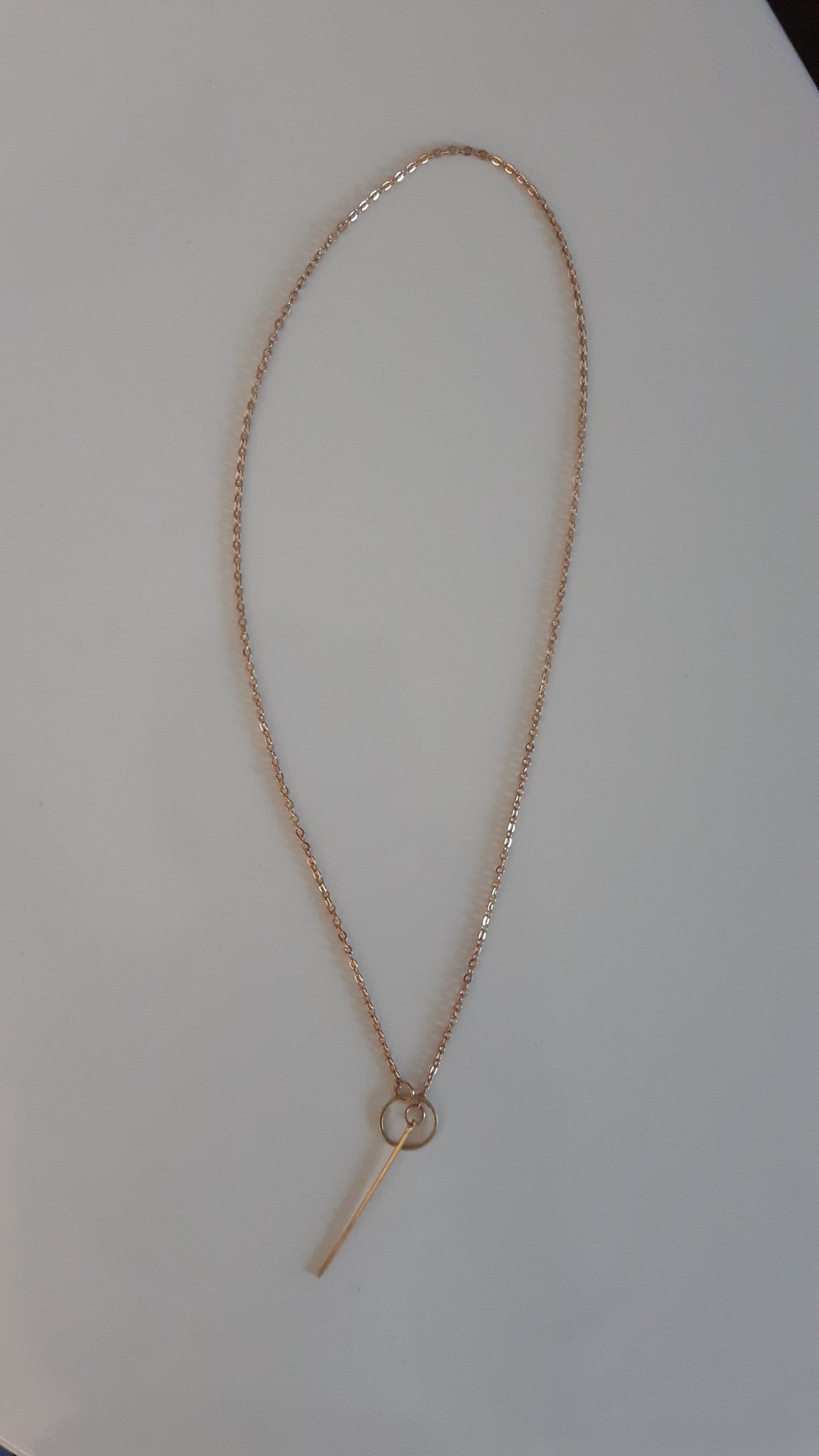 Zarte Kette, vergoldet.