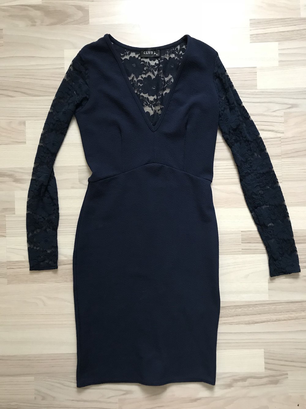 Kleid gr.36 marineblau 