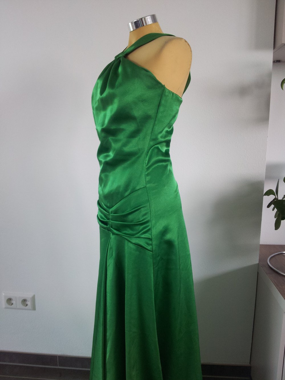 Grünes Abendkleid