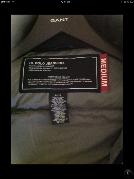 Daunenjacke Ralph Lauren Gr.M