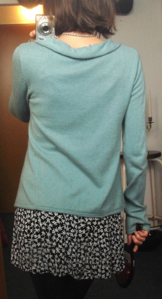 Cardigan, hellblau / türkis