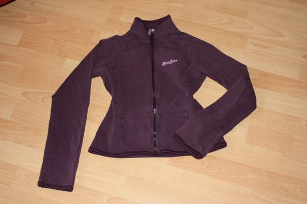 Fishbone Sweatjacke, Strickjacke, lila, Gr. S