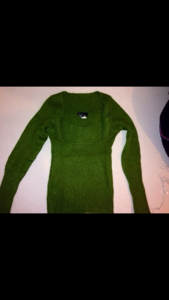 Pullover grün mango XS 