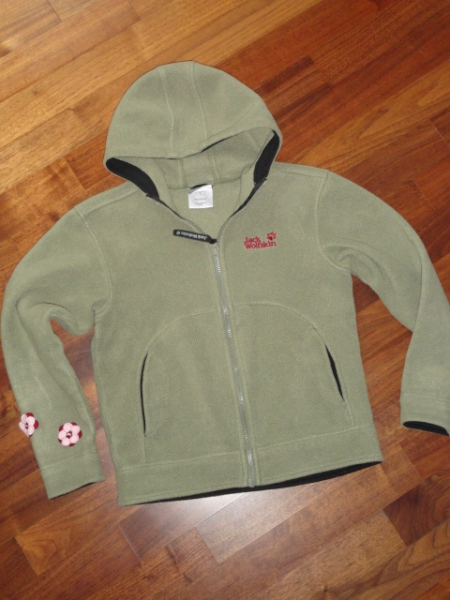 Jack Wolfskin Family~*Fleecejacke mit Kapuze~*Gr. 152 ~* Nanuk ~* Jacke ~* braun ~* atmungsaktiv ~*