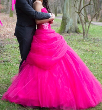 Abendkleid in fuchsia/pink
