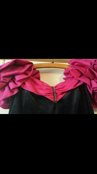 Cocktailkleid Samt Vintage