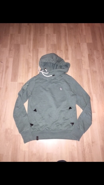 Naketano Pulli Pullover Hoodie grün Größe S 36/38
