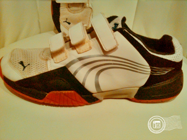 Puma Sportschuhe Sneakers Gr.37,5 UK 4,5 Weiß~Blau