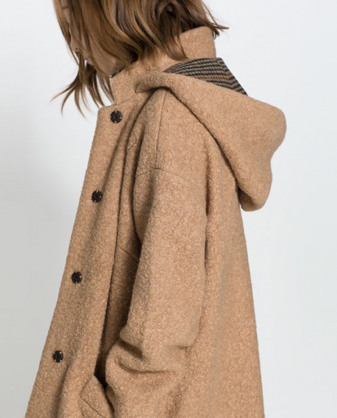 Vintage Winter Wolle Mantel 