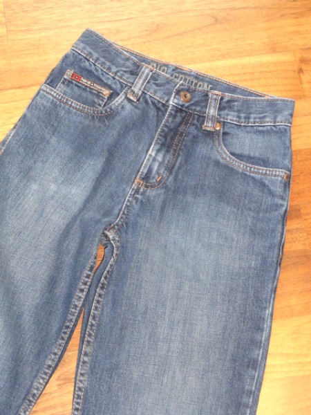 Bio cotton Jeans ~* Gr. 140 ~* Bund regulierbar ~*