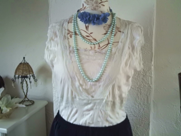 Spitzentop von Zero 42/44