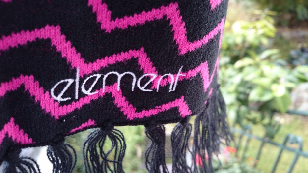 Schal von Element - schwarz pink