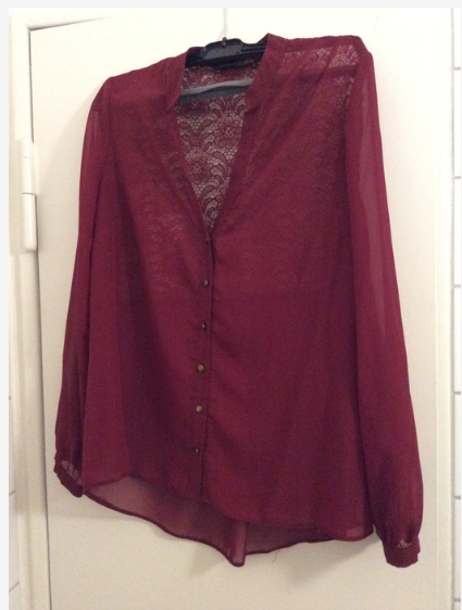 Weinrote Bluse Primark