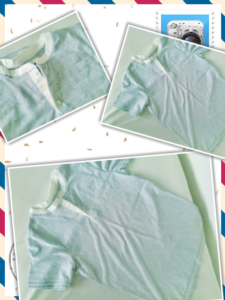 A1/ NEU Jungen H&M T-Shirt Gr. 170 Grau/ melliert-Woll/ Weiß gestreift