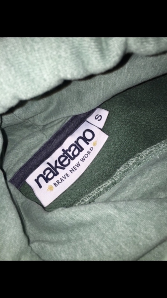 Naketano Pulli Pullover Hoodie grün Größe S 36/38