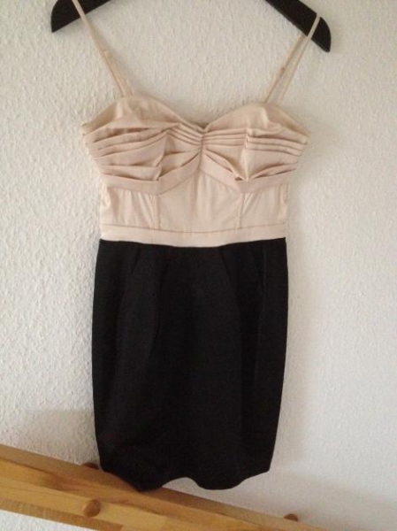 Partykleid H&M rosa schwarz 