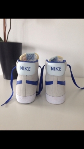 Nike Blazer Mid Vintage Elfenbein/royalblau