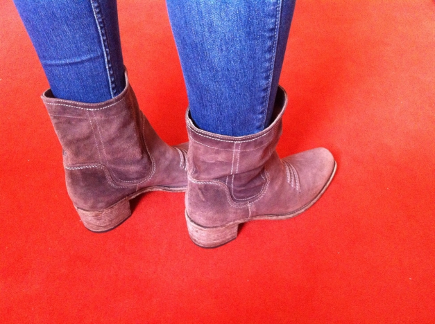 hochwertige Lederstiefeletten