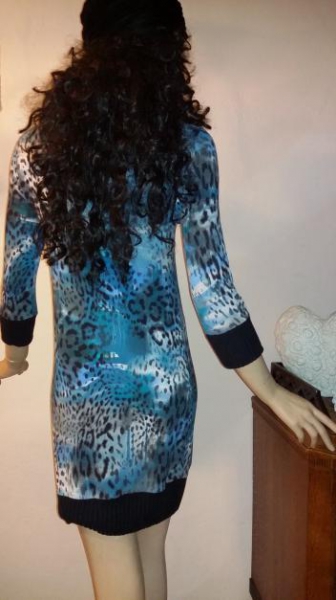 Long-Shirt - Kleid mit großem Rollkragen