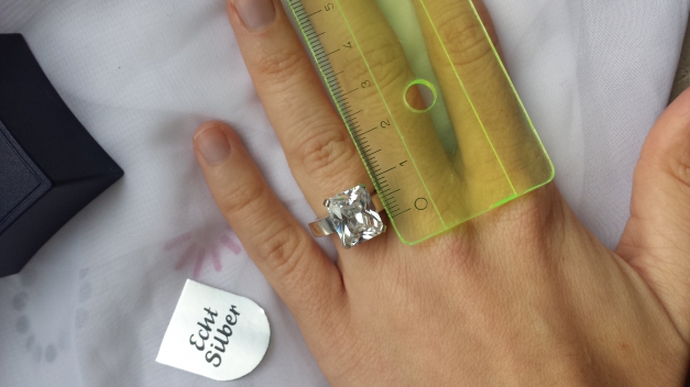 Firetti Echt Silber Ring - NEU! Großer Stein!