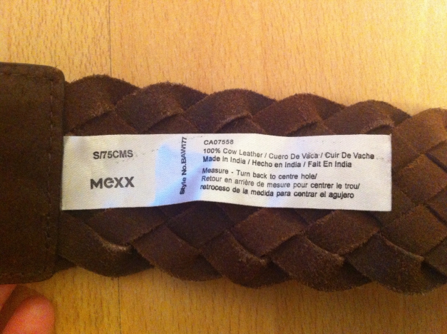 MEXX Taillengürtel Echtleder 