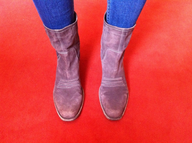 hochwertige Lederstiefeletten