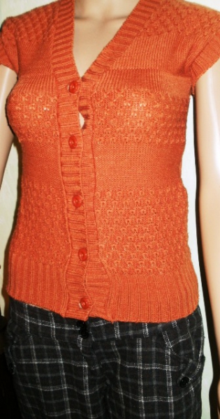 Weste, Strickweste von Palomino, orange, 146