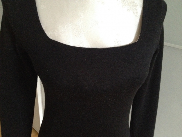 Sexy, schick und trotzdem warm, Wollkleid UNIKAT