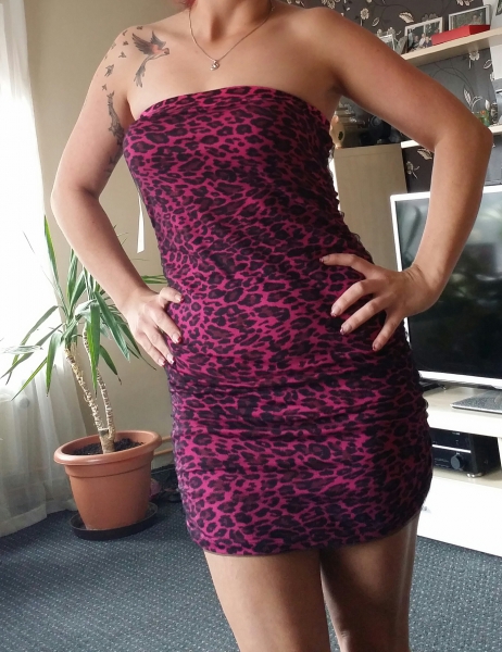 Schickes Leo Kleid Pink NEU