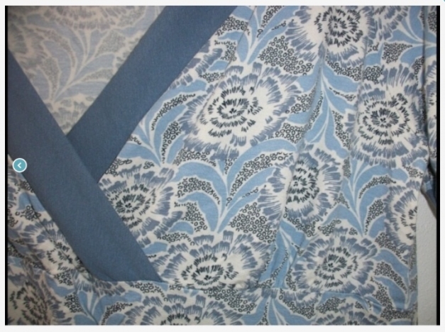 H & M Shirt blau geblümt Größe XL, ungetragen!