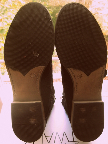 Boots aus echtem Wildleder