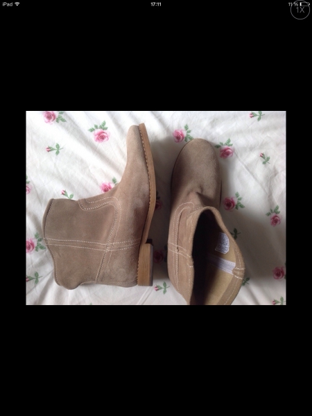 neue Wildleder Stiefeletten