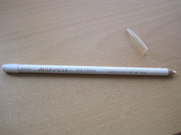 Eyeliner / Augenkonturenstift / Kajalstift - Mariposa Products Brooklyn NY, weiß