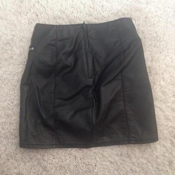 Lederrock mif Reißverschluss neu 