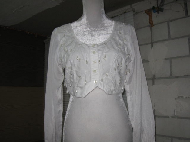 *** SEXY ~ Kurz ~ Bluse ~ Perlen ~ Pailletten ~ Feminin ***