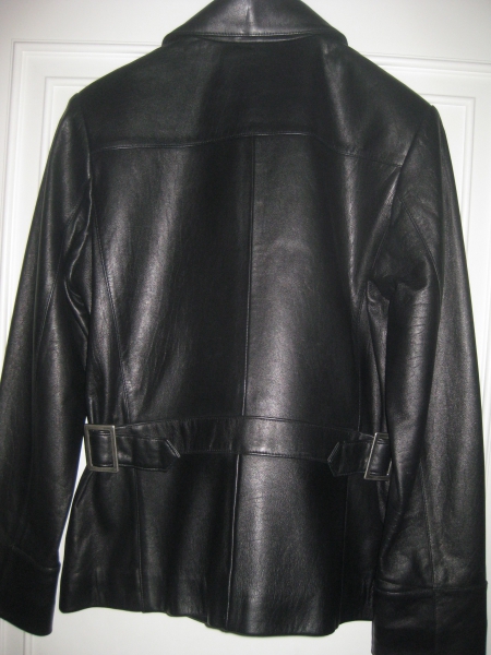 NEU echte Lederjacke schwarz Hard Rock Cafe Washington D.C. S